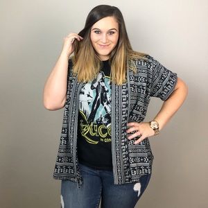 Forever 21 + Plus Sizes Aztec Print Cardigan